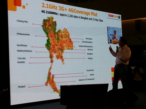 TrueMove 4G to cover Thailand within 4 years