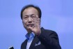 JK Shin, president and head of Samsung's mobile division, presents Samsung Electronics' new Samsung Galaxy SIII smartphone in London
