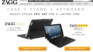 Zagg Folio and Zagg Keys Mini 7 and 9 discount 50 percent