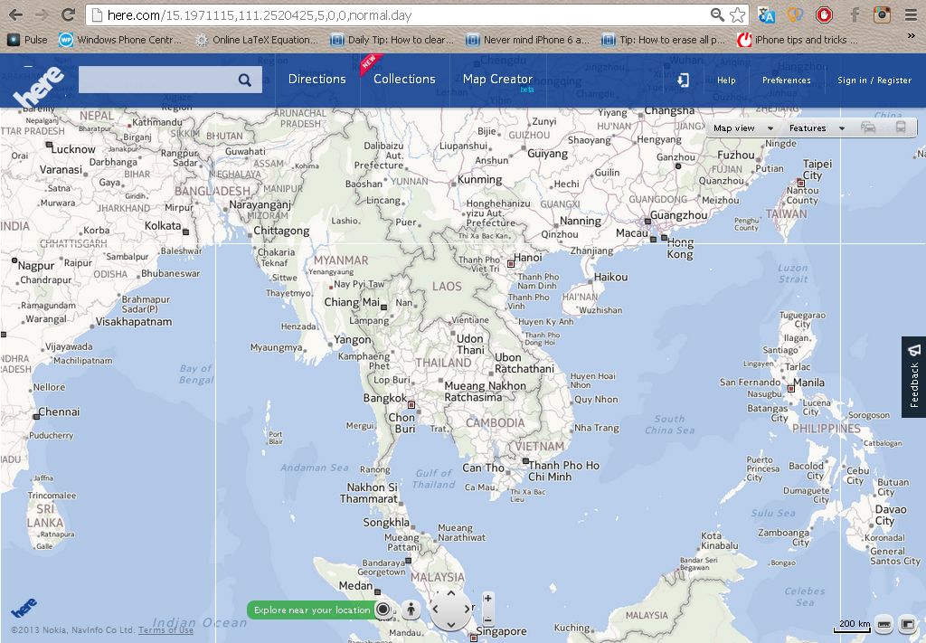 here maps nokia 2