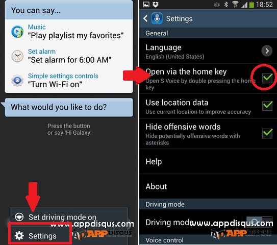 Galaxy s4 disable s voice home button 003