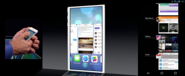 iOS 7  Multi Tasking