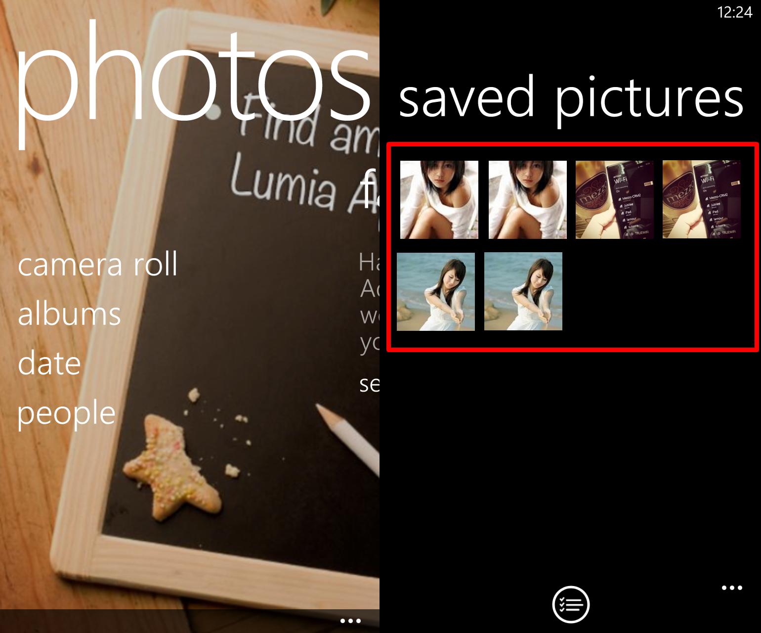 รูปซ้ำกันในอัลบั้ม nokia lumia windows phone 8