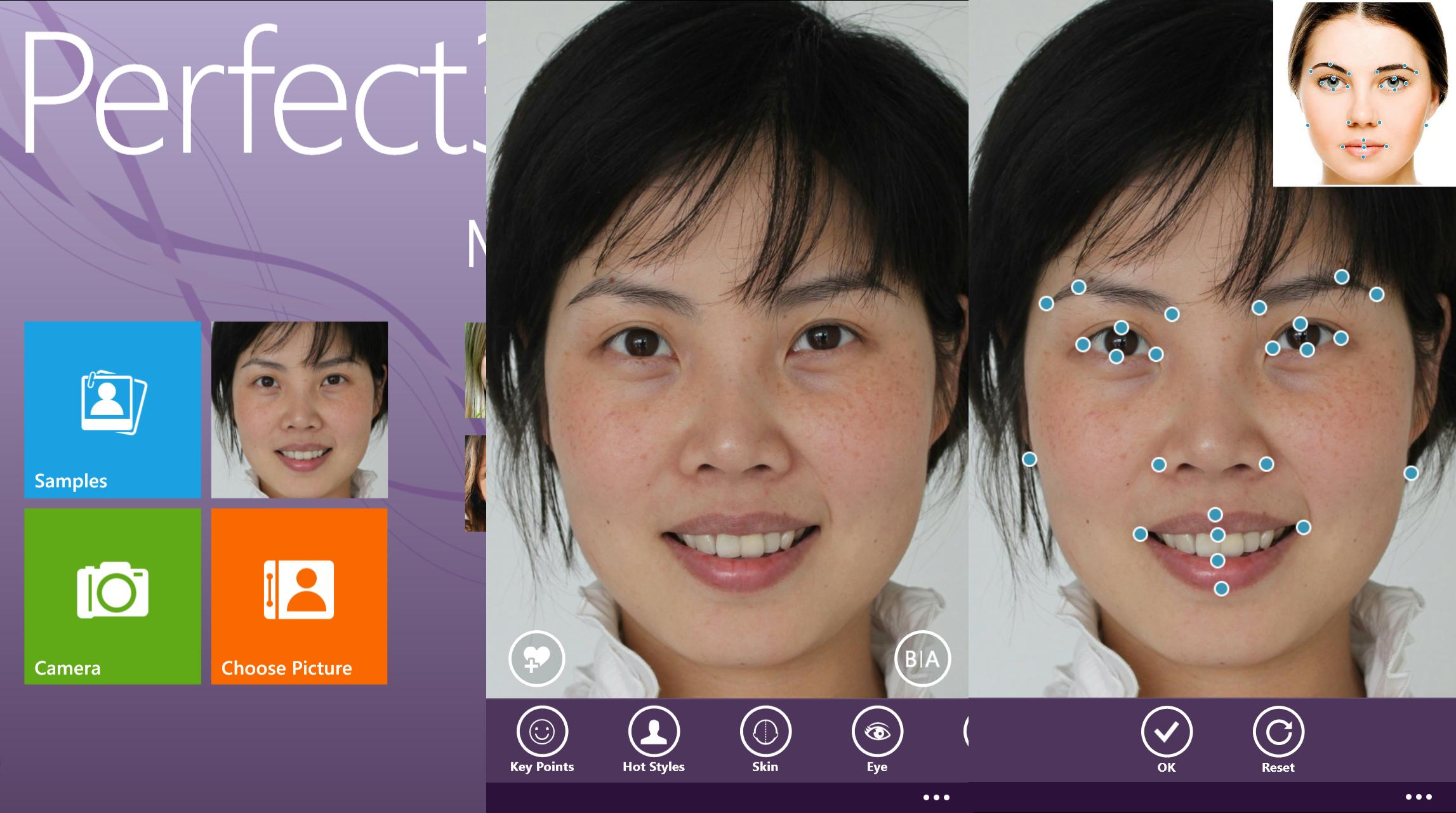 รีวิวแอพ perfect365 for windows phone 03