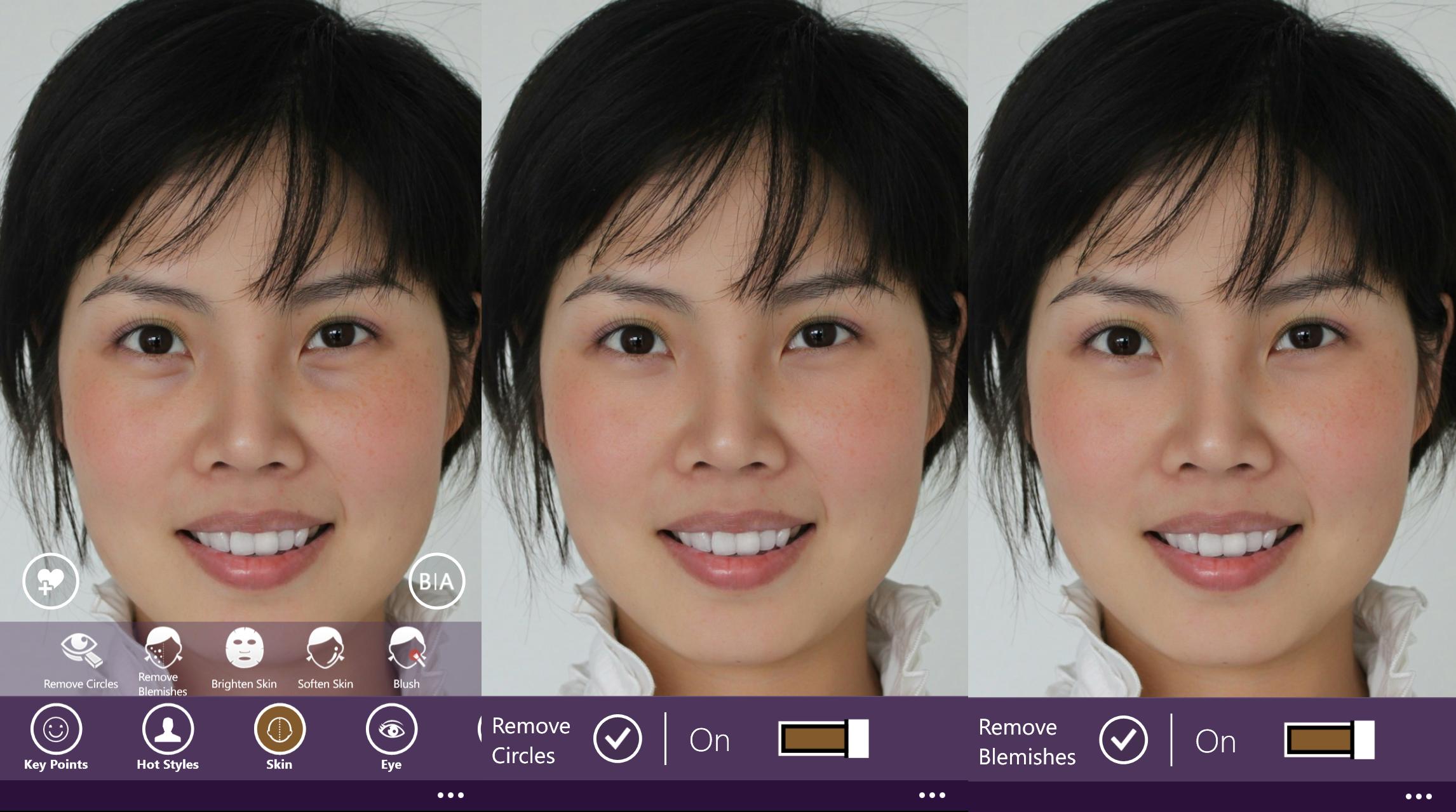 รีวิวแอพ perfect365 for windows phone 04