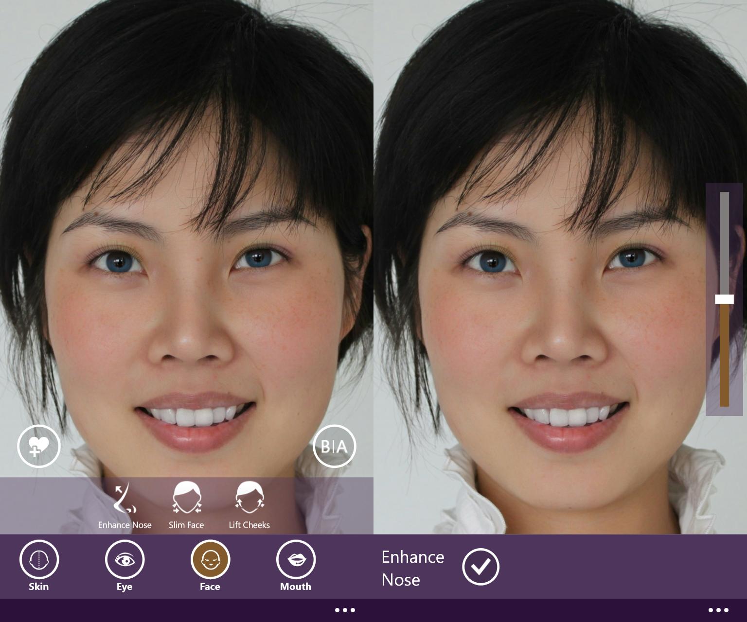 รีวิวแอพ perfect365 for windows phone 09
