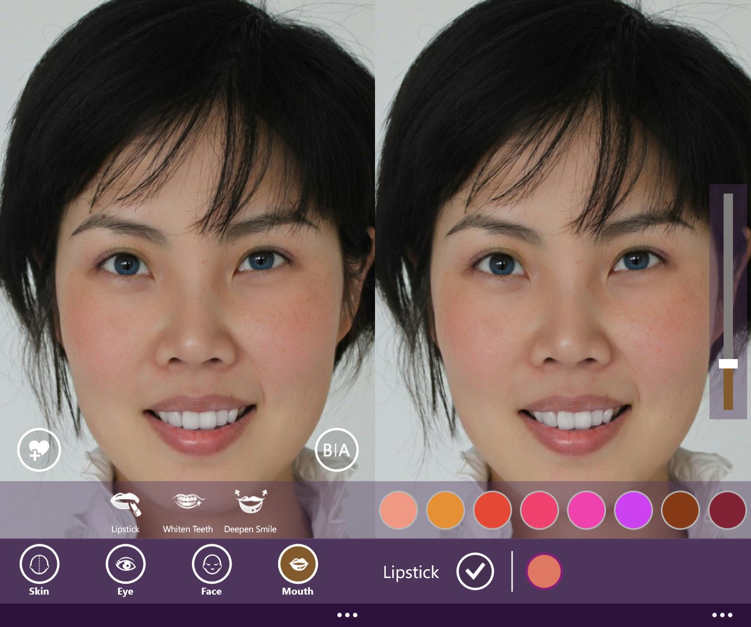 รีวิวแอพ perfect365 for windows phone 11