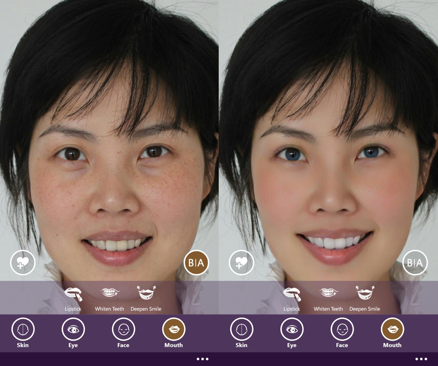 รีวิวแอพ perfect365 for windows phone 13