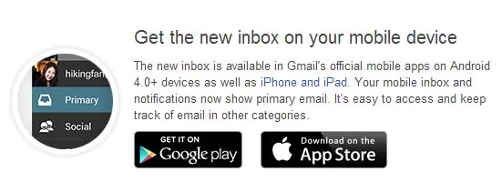 mobile - New Gmail Box
