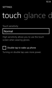 double tap to wakeup