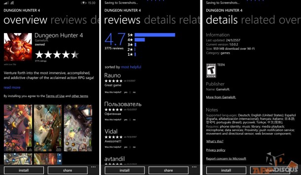 Windows phone 8.1_Store 10