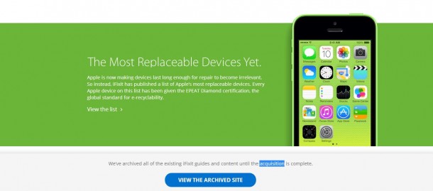 ifixit now with apple