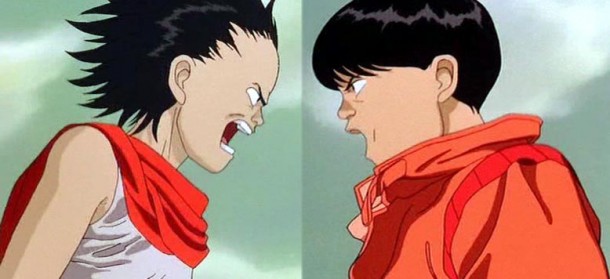 Tetsuo และ Kaneda เวอร์ชั่นอนิเมะ