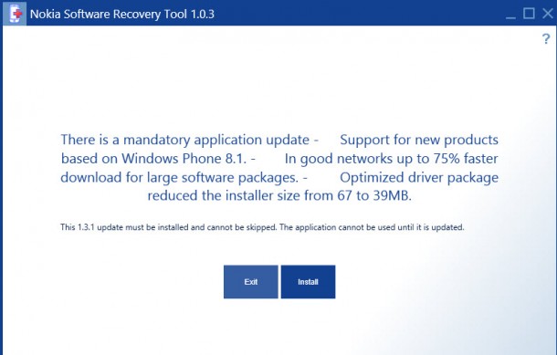 Nokia Software Recovery Tool