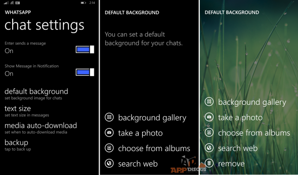 Whatsapp for windows phone_screen