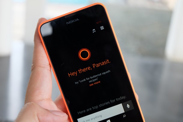 หน้าตา Cortana ที่หลายๆคนคุ้นเคย