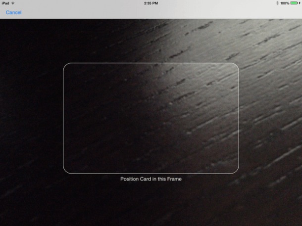 iOS8 Hidden Features - Credit Card Scan in Safari 2