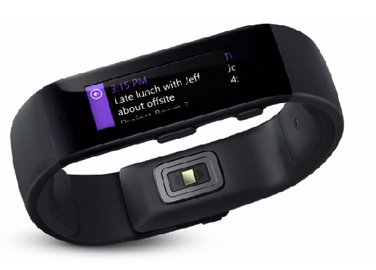 Microsoft band notification