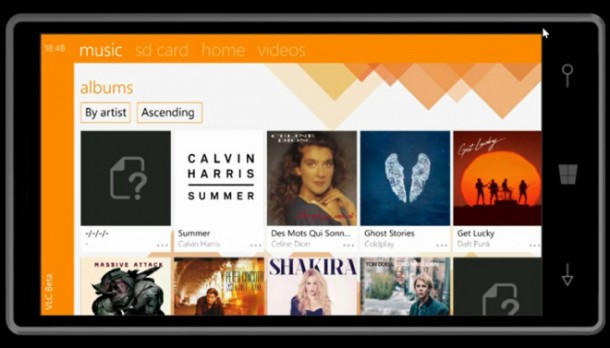 VLC for windows phone