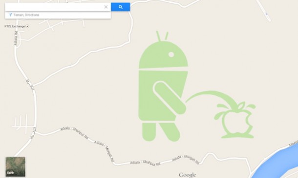 android on google map