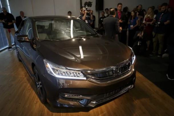 New 2016 Honda Accord is unveiled during a press event on Thursday, July 23, 2015 at Honda's new research and development facility in Mountain View. (Dai Sugano/Bay Area News Group)