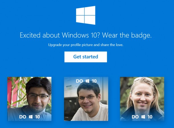 Windows 10 badge