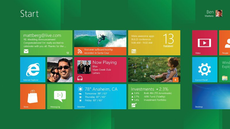Windows 8 Start Screen small | eagles of death metal | <!--:TH--></noscript>โฆษณาโทรทัศน์ตัวแรกของ Windows 8 ออกแล้ว