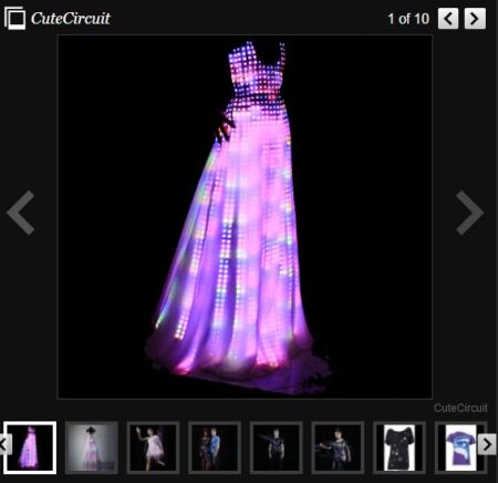 !!!แฟชั่นใหม่ยุค 4G แสดงทวีตบนชุดราตรีที่สวมใส่