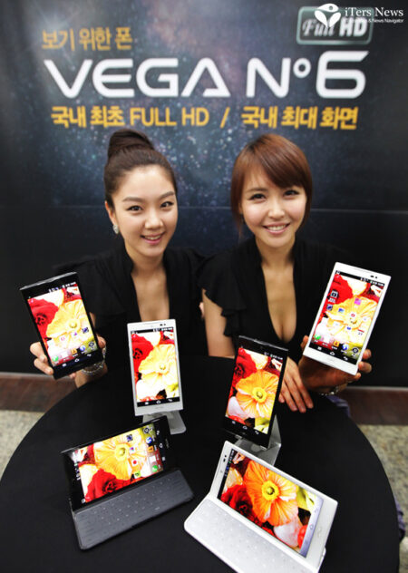 !!!Pantech ชิงเปิดตัว Vega No.6 สมาร์ทโฟนแอนดรอยด์สเปคสะใจ จอใหญ่ 5.9 นิ้ว Full HD