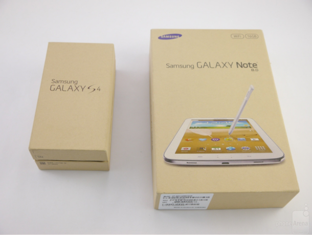 Boxes Galaxy s4-Note 8.0