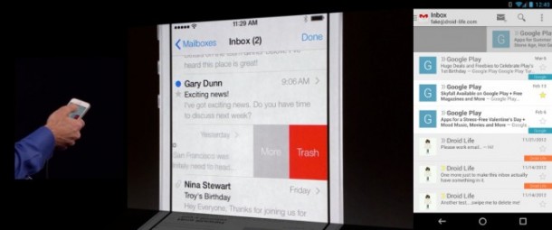 iOS 7 Email Application