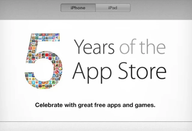 118 | app | <!--:TH--></noscript>Apple ฉลองครบรอบ5ปี App Store ปล่อยแอปเสียตังให้โหลดฟรีเพียบ