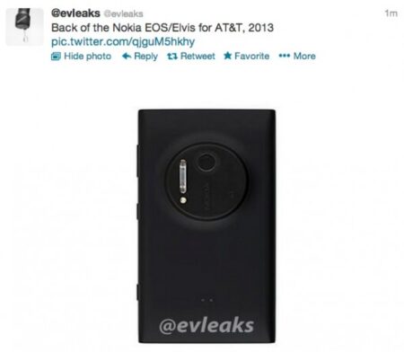 มาตามนัด รูปหลุดด้านหลังของ Lumia EOS/1020 มาแล้ว