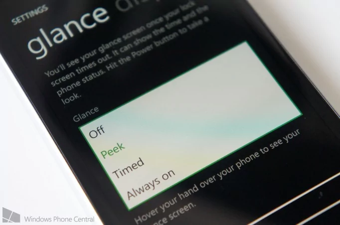 glance screen peek setting | <!--:TH--></noscript>คุณสมบัติที่ยังไม่เคยพูดถึงใน Amber update 