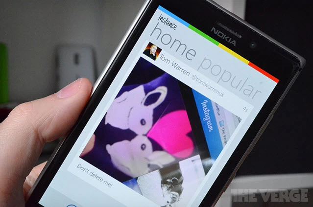 instance | instagram | <!--:TH--></noscript>ไปซะแล้ว แอพ Instagram ที่ดีที่สุดบน Windows phone 8, Instance โดน Instagram บล๊อกแล้ว [อัพเดท]
