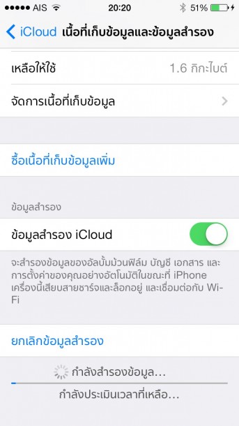 Backup before upgrading to iOS7 3