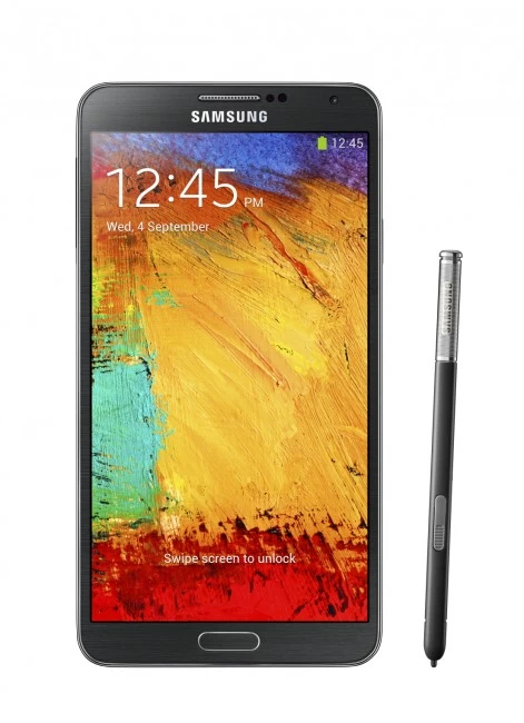 Galxy Note3 002 front with pen Jet Black | Note 3 | <!--:TH--></noscript>ศึกจับเรือธงชนกันSamsung Galaxy Note 3 vs LG G2, Moto X, Galaxy S4,และ HTC One