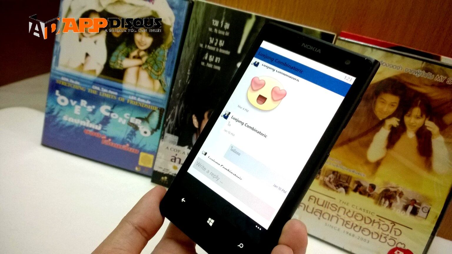 Facebook บน Windows Phone รับและส่งสติ๊กเกอร์ได้แล้ว!!? ด้วยแอพ Messenger HD ดาวน์โหลดไปสนุกกัน