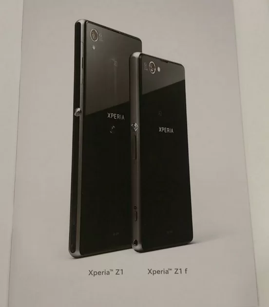 Xperia Z1 f next to Xperia Z1 | Sony (Xperia Series) | <!--:TH--></noscript>Sony Xperia Z1 mini มีอยู่จริง เอกสารของเครือข่าย DoCoMo ของญี่ปุ่นยืนยันใช้ชื่อรุ่นว่า Xperia Z1 f