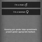 specify which gender you are so that spreadsheets can give you appropriate feedback | Application | <!--:TH--></noscript>ฝากกันวันละแอพฯ: Spreadsheets เพิ่มความสนุกให้เรื่องบนเตียง เขย่าให้สุดแรง แผดเสียงให้สุดดัง อึ๊บกันสร้างสถิติเพื่อปลดล็อค (iOS)