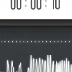 the bottom line shows movement and the top line shows sound since this was strictly for the purpose of a walkthrough there wasnt much sound | Application | <!--:TH--></noscript>ฝากกันวันละแอพฯ: Spreadsheets เพิ่มความสนุกให้เรื่องบนเตียง เขย่าให้สุดแรง แผดเสียงให้สุดดัง อึ๊บกันสร้างสถิติเพื่อปลดล็อค (iOS)