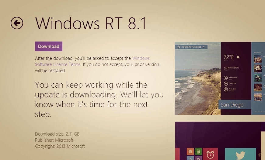 New Image | windows rt 8.1 | <!--:TH--></noscript>Microsoft ถอดการอัพเดท Windows RT 8.1 ออกจาก Store แล้ว ยังไม่ระบุสาเหตุที่แน่ชัดคาดเพราะบั๊คตอนติดตั้ง