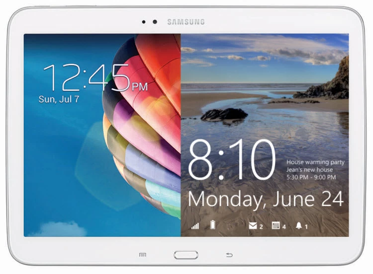 Samsung Galaxy Tab 2014 edition my render | Dual boot device | <!--:TH--></noscript>ไม่ใช่แค่ HTC แต่ Microsoft กำลังเจรจากับ Samsung และ Huawei ให้ทำมือถือ dual boot “Android” และ “Windows Phone” ในเครื่องเดียวกัน