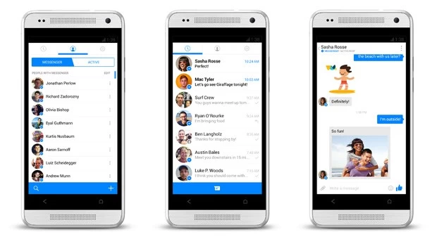 facebook messenger android | Facebook messenger for Android | <!--:TH--></noscript>Facebook ยกเครื่องแอพ Messenger สำหรับแอนดรอยด์และ iOS ใหม่ทั้งหมด เป็น Facebook น้อยลง ดูเป็นแอพสำหรับแชทมากขึ้น