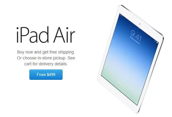 1111 | iPad Air | <!--:TH--></noscript>iPad Air เริ่มวางจำหน่ายแล้วในวันนี้ 42 ประเทศ แต่ยังไม่ถึงคิวพี่ไทย เริ่มต้นราคาไว้ที่ 15,500บาท ถึง 29,000 บาท