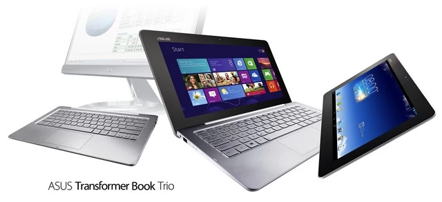 ASUS Transformer Book Trio1 | Transformer Book Trio | “เอซุส แสดงนวัตกรรมโมบายยุคใหม่” “เปิดตัว 3 ผลิตภัณฑ์ขั้นเทพ Zenbook, Transformer Book Trio และ Book T100