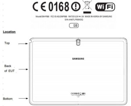 Samsung Galaxy Note 12.2 รุ่น Wi-Fi มีจริง ปรากฏเอกสารผ่านการยื่นขอใบอนุญาตแล้ว