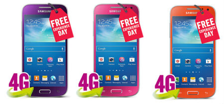 Samsung Galaxy S4 mini ออกรสชาติใหม่ รสส้ม,องุ่น(ม่วง)และสตรอเบอรี่(ชมพู)