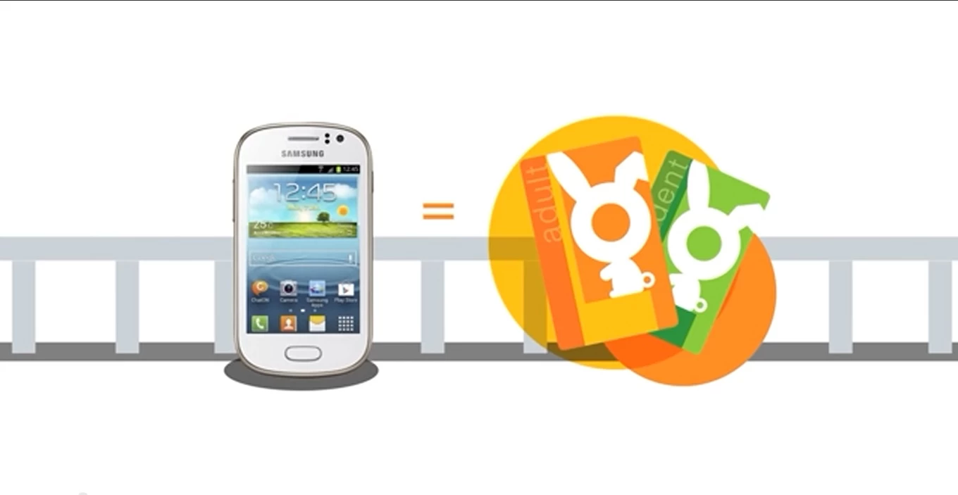 61 | Ads | Samsung Galaxy ปล่อยคลิปโฆษณาโปรโมตใช้ NFC ขึ้นรถไฟฟ้าได้แล้วนะ