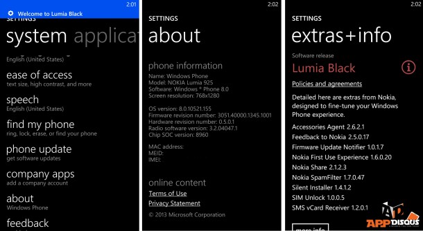Lumia 925 Lumia Black